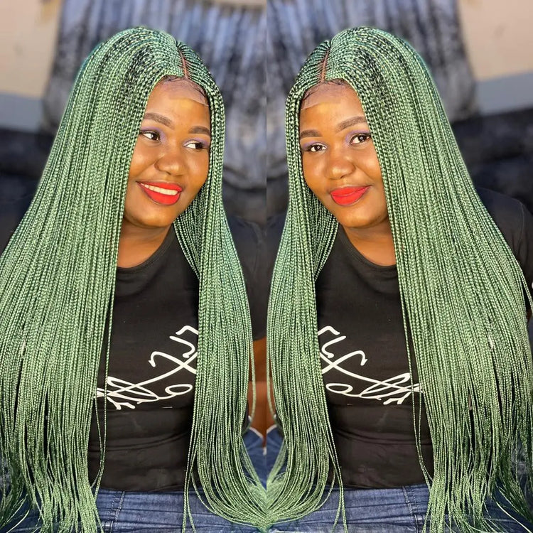 HALF CLOSURE BRAIDED WIGS - d.glitterzwigs