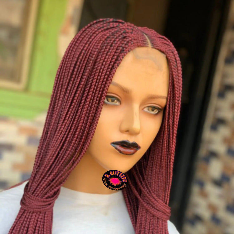 HALF CLOSURE BRAIDED WIGS - d.glitterzwigs