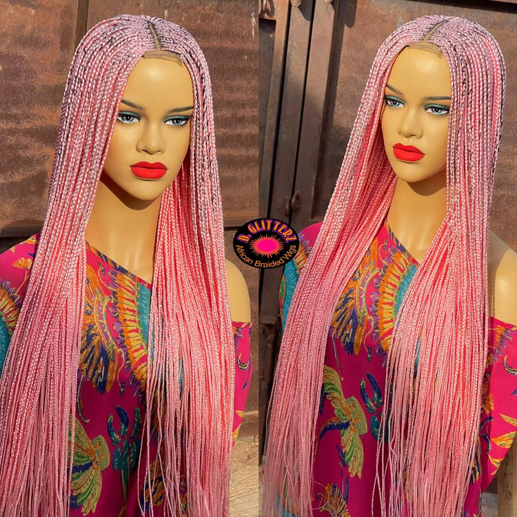HALF CLOSURE BRAIDED WIGS - d.glitterzwigs