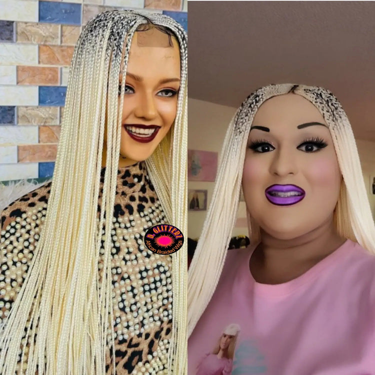 HALF CLOSURE BRAIDED WIGS - d.glitterzwigs