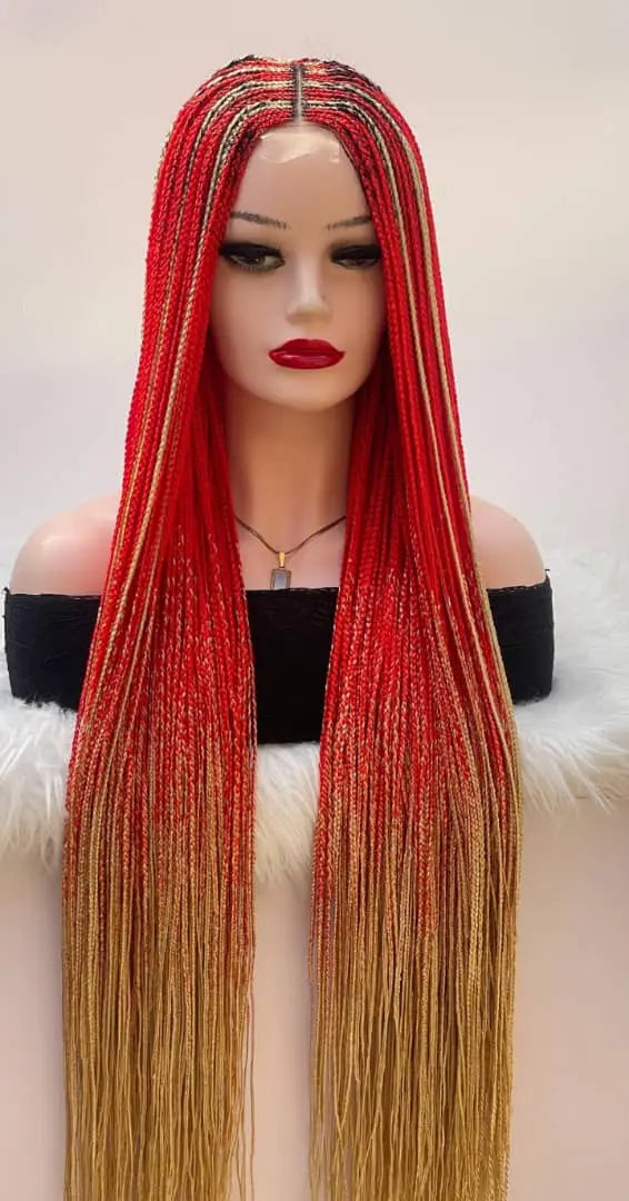 HALF CLOSURE BRAIDED WIGS d.glitterzwigs
