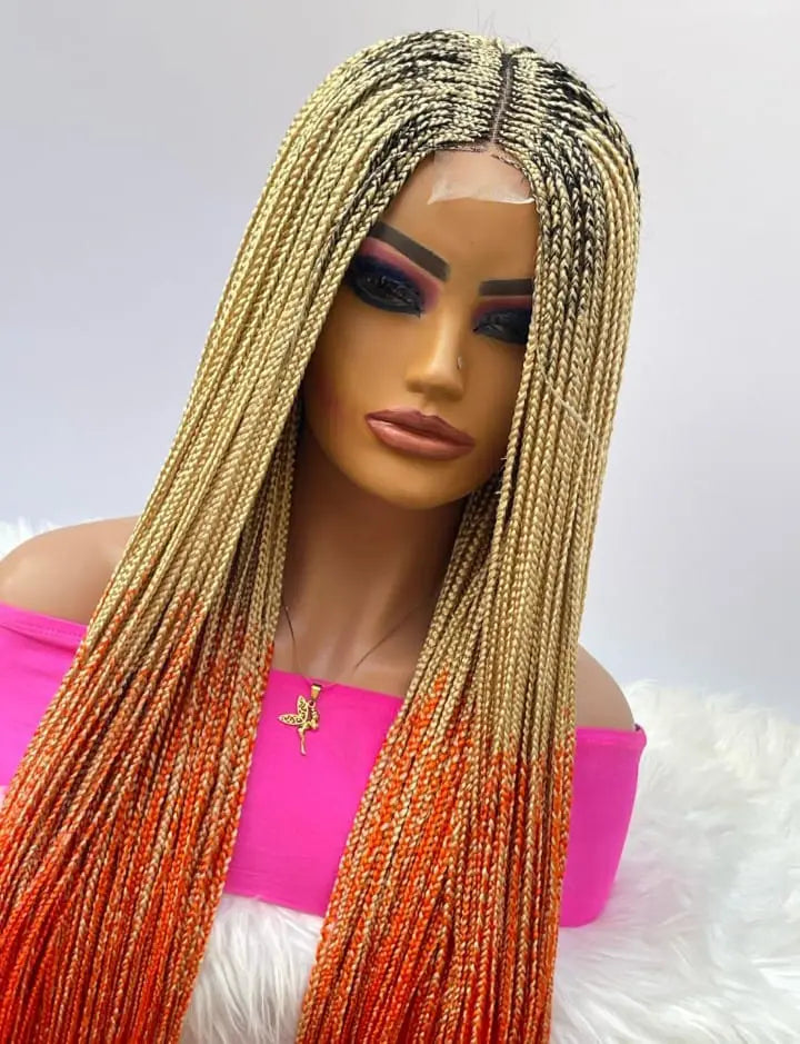 HALF CLOSURE BRAIDED WIGS d.glitterzwigs
