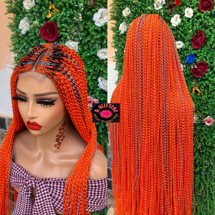 WATERMELON WIGS ON 2*4 LACE CLOSURE - d.glitterzwigs