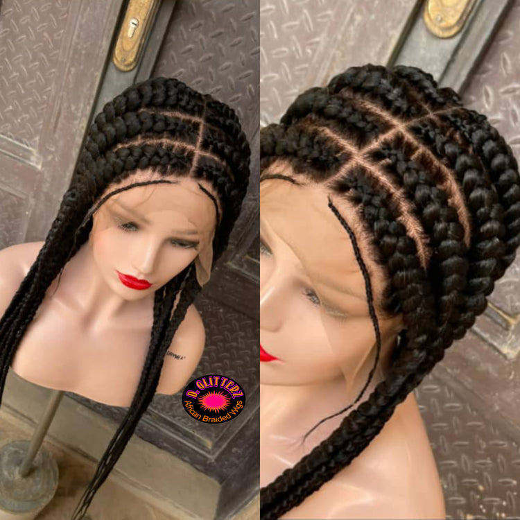 BRAIDED WIGS ON FULL LACE