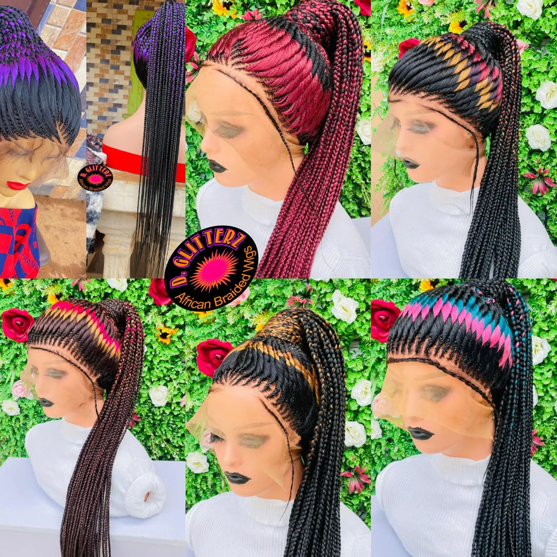 TISSUE PONYTAIL BRAIDED WIGS