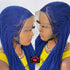 AFRICAN BRAIDED  CONROW WIGS  ON 13*6 LACE CLOSURE - d.glitterzwigs