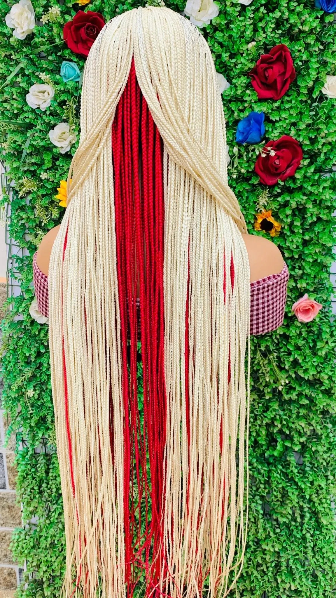 AFRICAN BRAIDED  WIGS  ON 2*4 LACE CLOSURE d.glitterzwigs