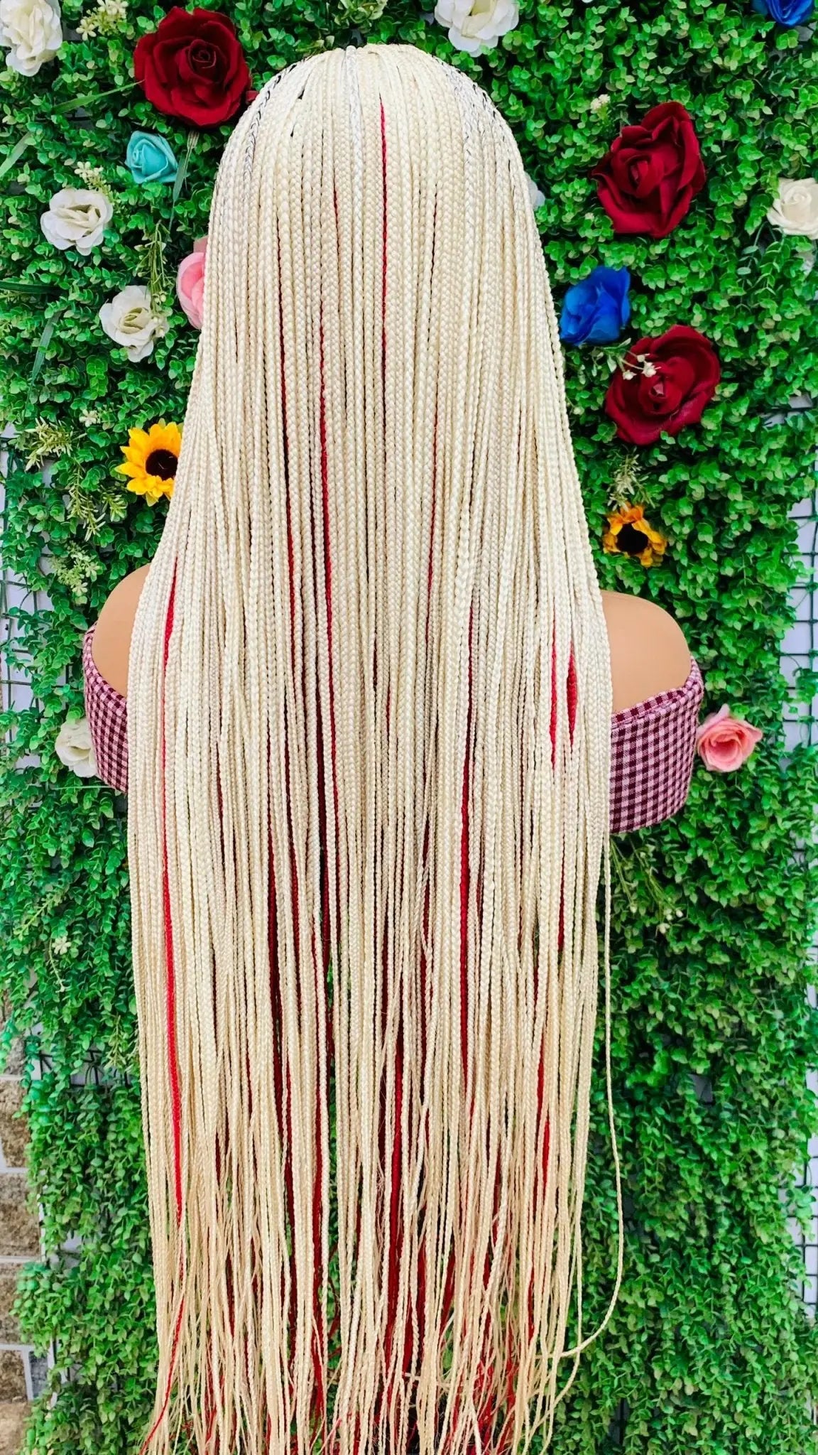 AFRICAN BRAIDED  WIGS  ON 2*4 LACE CLOSURE d.glitterzwigs