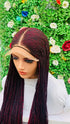 AFRICAN BRAIDED  WIGS  ON 8*8 LACE CLOSURE - d.glitterzwigs