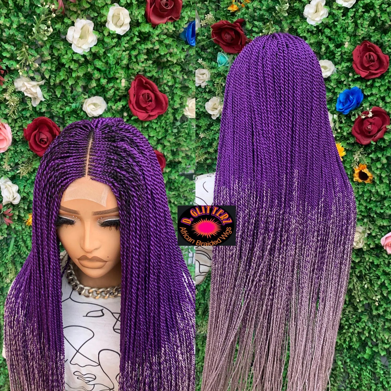 BRAIDED BOB WIGS ON 13*6  LACE CLOSURE - d.glitterzwigs