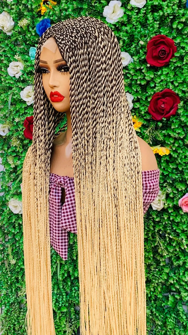 BRAIDED WIGS ON 2*4 CLOSURE - d.glitterzwigs