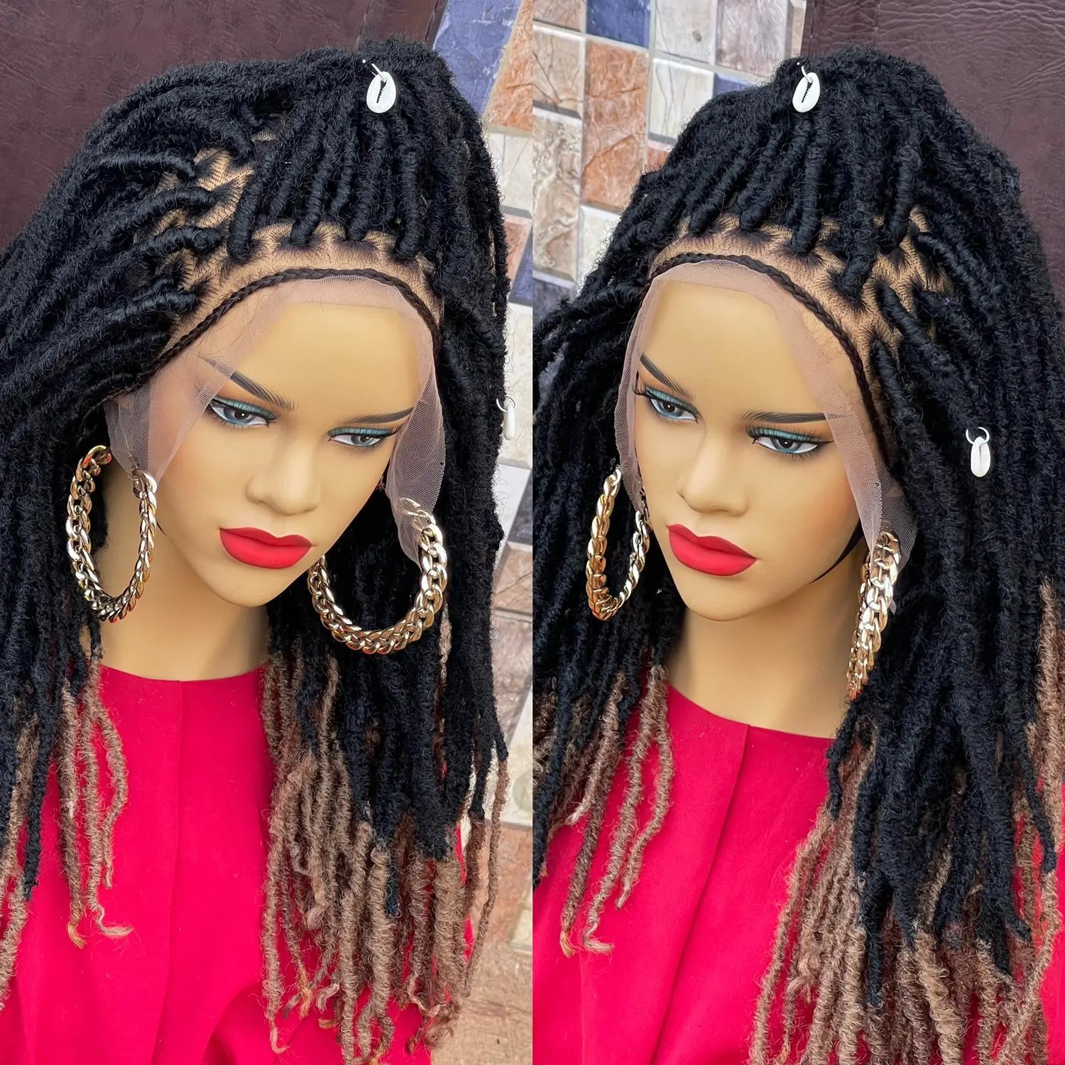 DREADLOCKS WIGS ON 13*6 FRONTAL LACE CLOSURE - d.glitterzwigs