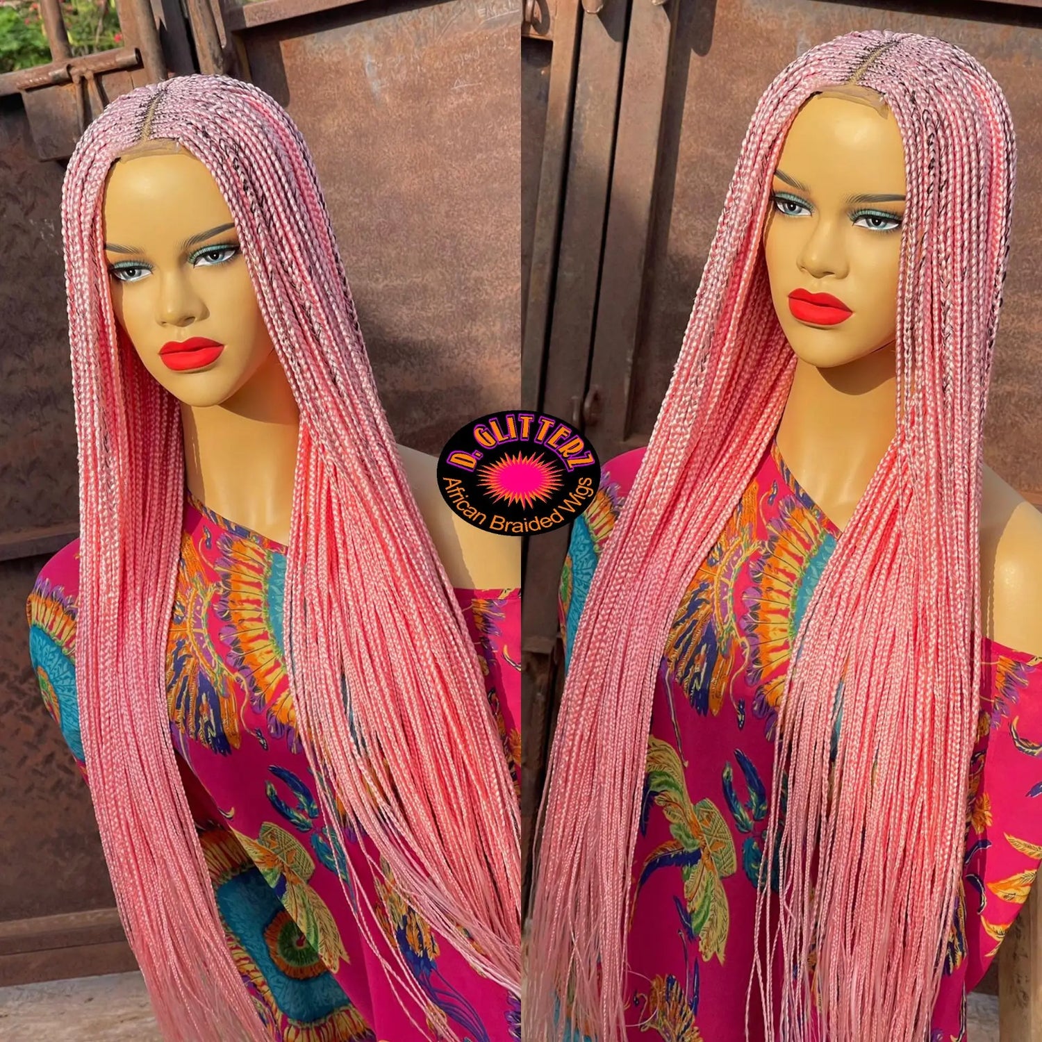 HALF CLOSURE BRAIDED WIGS - d.glitterzwigs