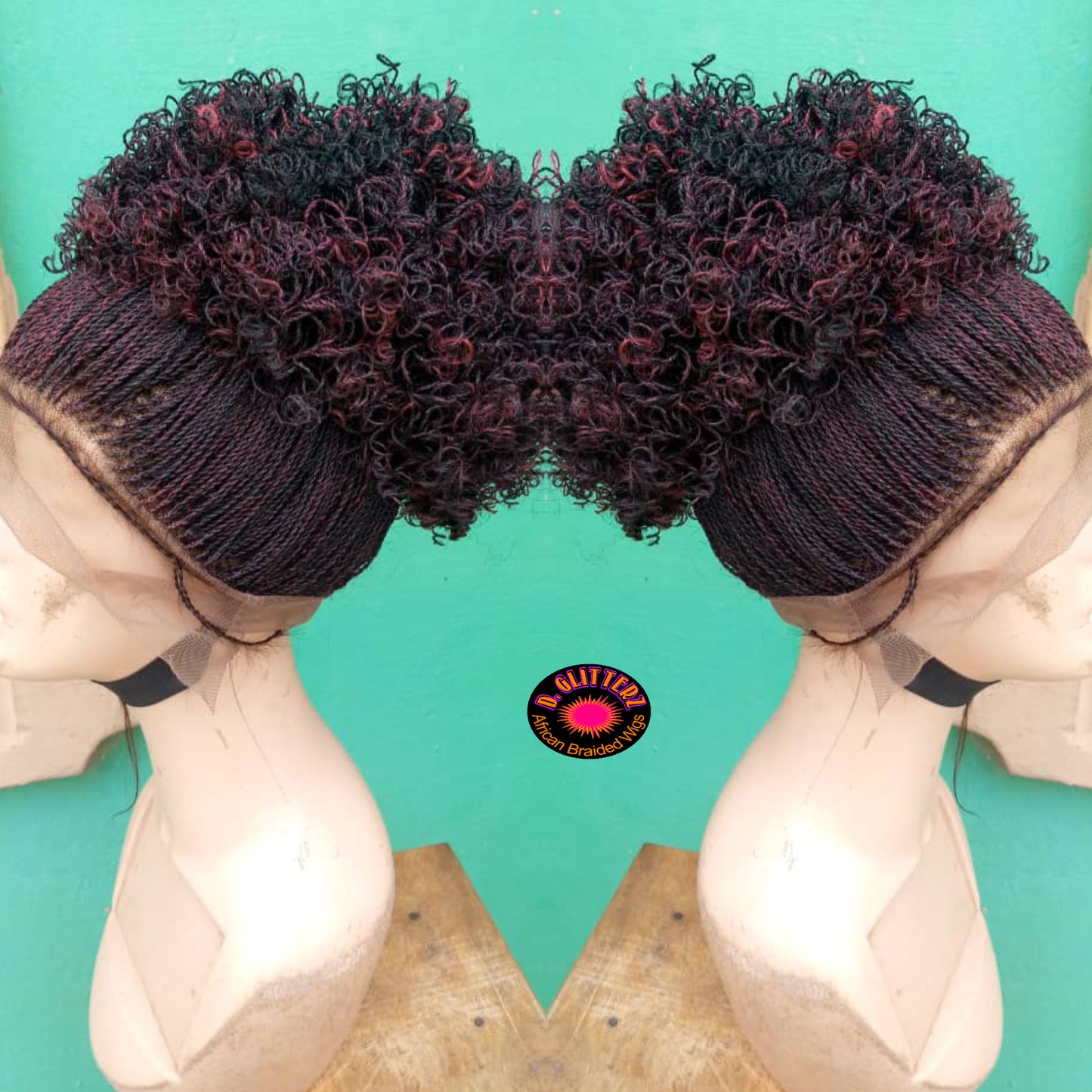 MICRO PONYTAIL TWIST WIGS ON 360 LACE CLOSURE